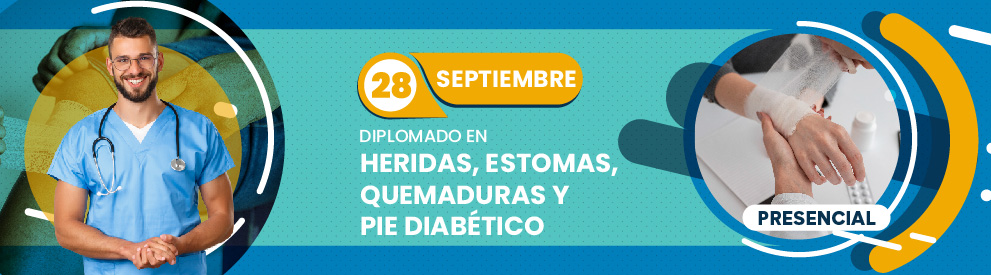 Diplomado en Heridas, Estomas, Quemaduras y Pie Diabético