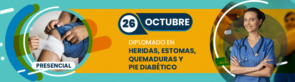 Diplomado en Heridas, Estomas, Quemaduras y Pie Diabético